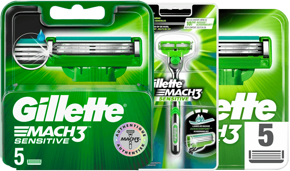 Gillette Mach3 Sensitive scheermesjes