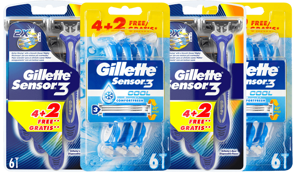 Gillette Sensor 3 scheermesjes