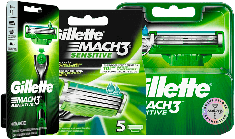 Gillette Mach3 Sensitive aanbieding