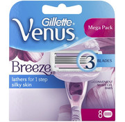 Gillette Venus Breeze scheermesjes | 8 stuks