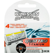 Wilkinson Quattro Titanium scheermesjes | 3 stuks