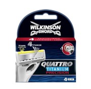 Wilkinson Quattro Titanium scheermesjes | 4 stuks