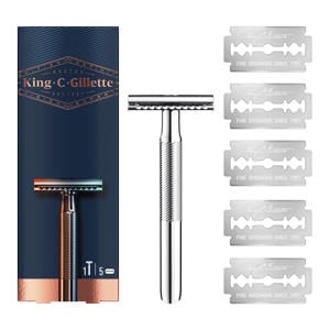 Gillette King C. Gillette Double Edge  scheermesjes | 5 stuks