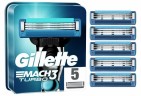 Gillette Mach 3 Turbo scheermesjes | 5 stuks