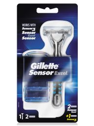 Gillette Sensor startset met 3 mesjes