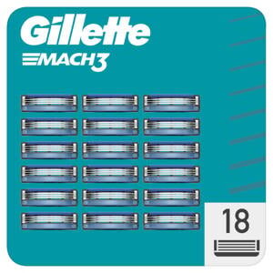 Gillette Mach 3 scheermesjes | 18 stuks