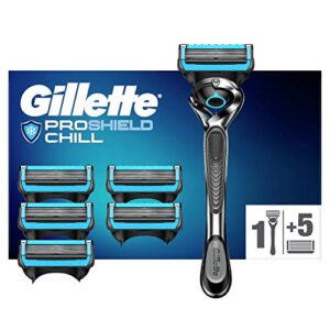 Gillette Fusion ProShield Chill scheersystemen | 5 stuks