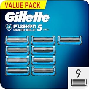 Gillette Fusion ProShield Chill scheermesjes | 9 stuks