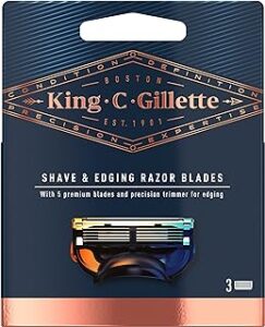Gillette King C. Gillette scheermesjes | 3 stuks