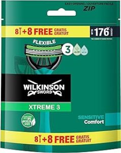 Wilkinson Sword Xtreme 3 Sensitive wegwerpscheerapparaten | 16 stuks