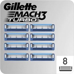 Gillette Mach 3 Turbo scheermesjes | 8 stuks