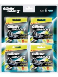Gillette Mach 3 scheermesjes | 32 stuks