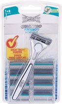 Wilkinson Quattro Titanium scheermesjes | 8 stuks