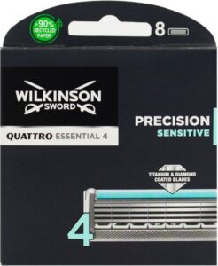 Wilkinson Quattro Titanium scheermesjes | 8 stuks