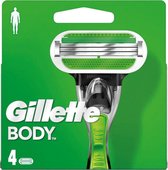 Gillette Body scheermesjes | 4 stuks