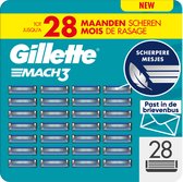 Gillette Mach 3 scheermesjes | 28 stuks