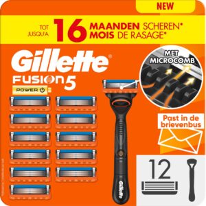 Gillette Fusion Power scheermesjes | 12 stuks