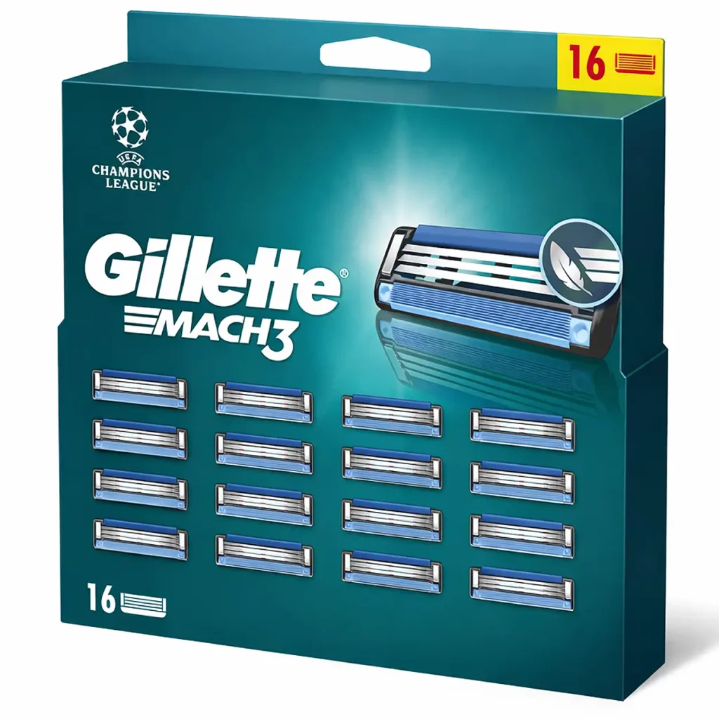 Gillette Mach 3 scheermesjes | 16 stuks